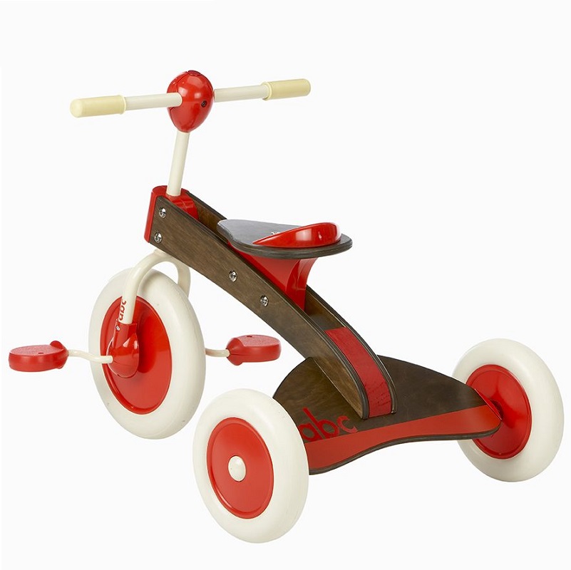 NEW Classic Toys Baby Triciclo in legno per 1 2 ANNI GIRO SU TRICICLO GIOCATTOLO Bambini 