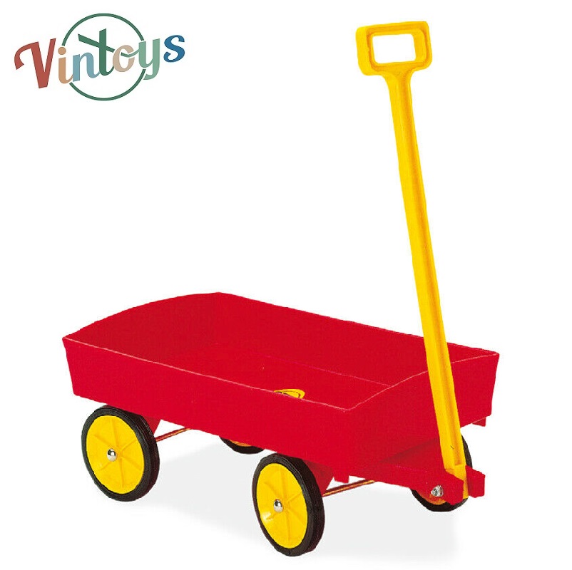 Carretto da Traino Carrello Wagon in Plastica per bambini - Vintoys